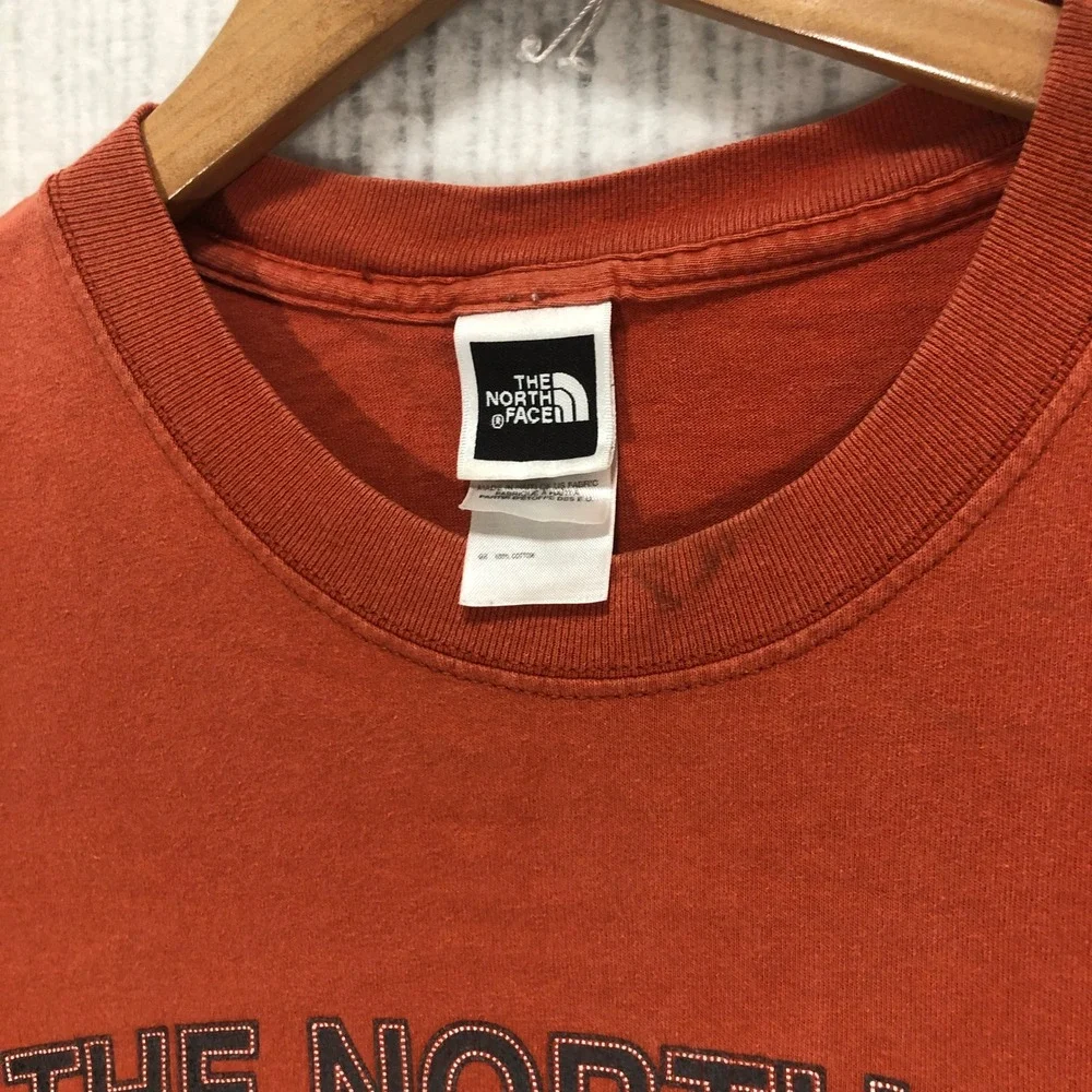 The North Face Mens XL Graphic T-Shirt Burnt Orange Berkeley Cal Est 1968 Tee